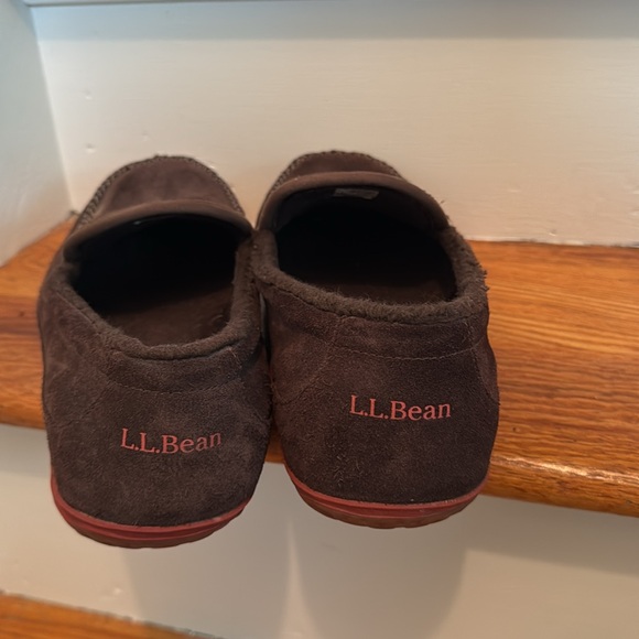 Men’s LL BEAN Brown Suede Slipper - Picture 5 of 6